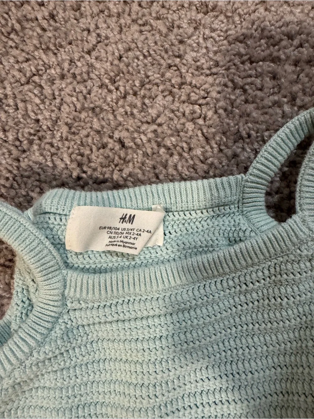H&M crochet Matching Set